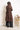 Cappotto Doppiopetto Luna Donna Marrone