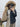 Giubbotto Denim Cappuccio Simona Pelliccia Nero