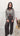 Maglione Lana Incrocio Donna Marrone