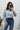 Felpa Cappuccio Cropped Kate Donna Grigio