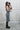 Coordinato Maglione Crop Chantal Donna Grigio