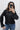 Maglia Paillettes Blusa Donna Nero