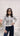 Cardigan Righe Crop Donna
