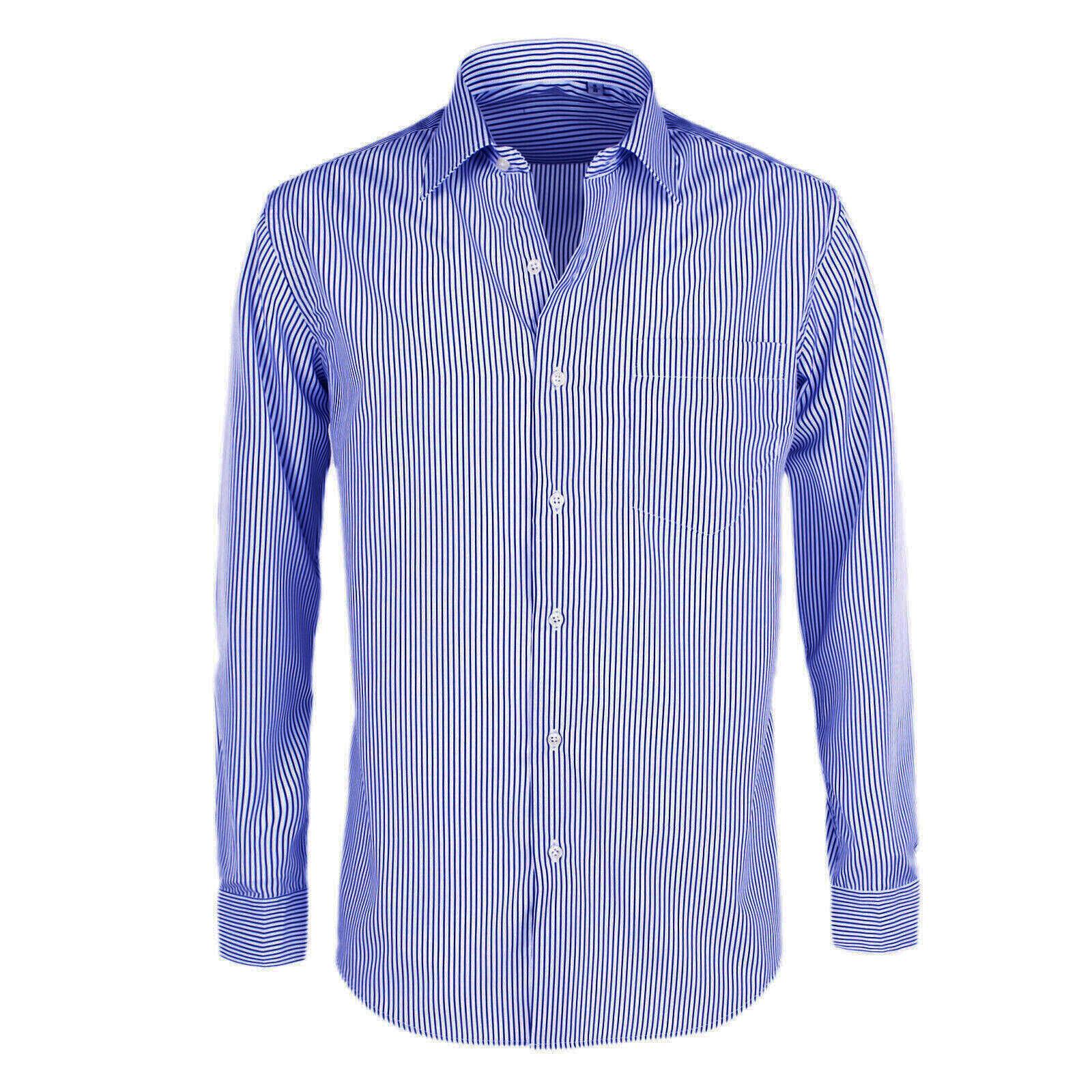 Camicia Uomo Classica Cotone S 15 Azzurro Uomo Abbigliamento T shirt maglie e camicie da uomo Camicie classiche