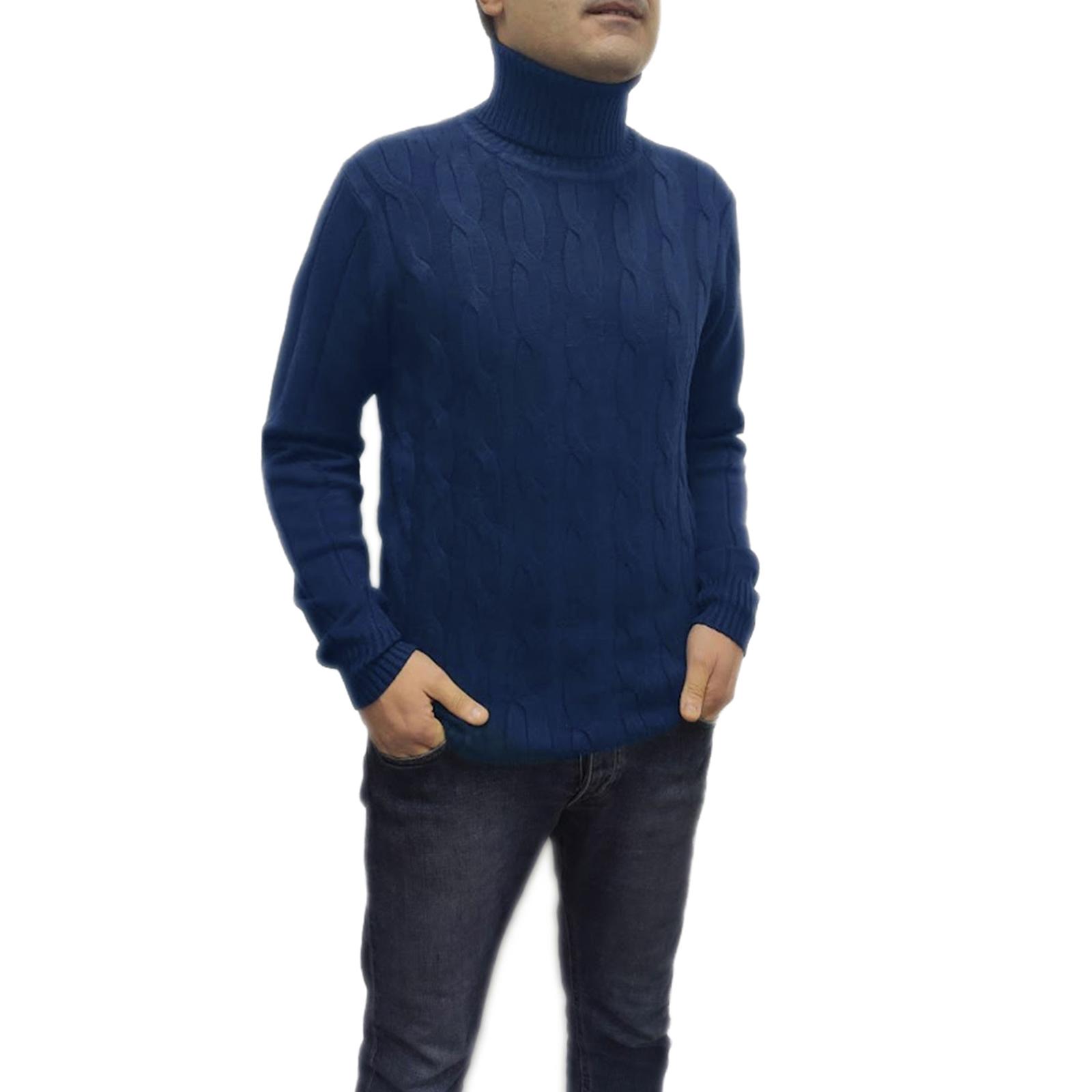 Maglione Intrecciato collo alto