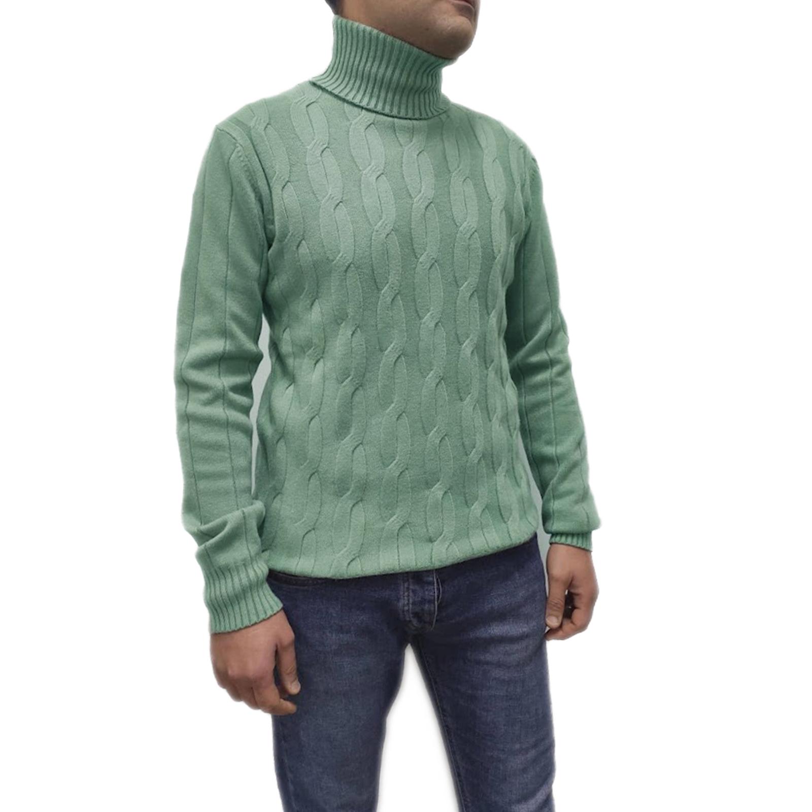 Maglione Intrecciato collo alto