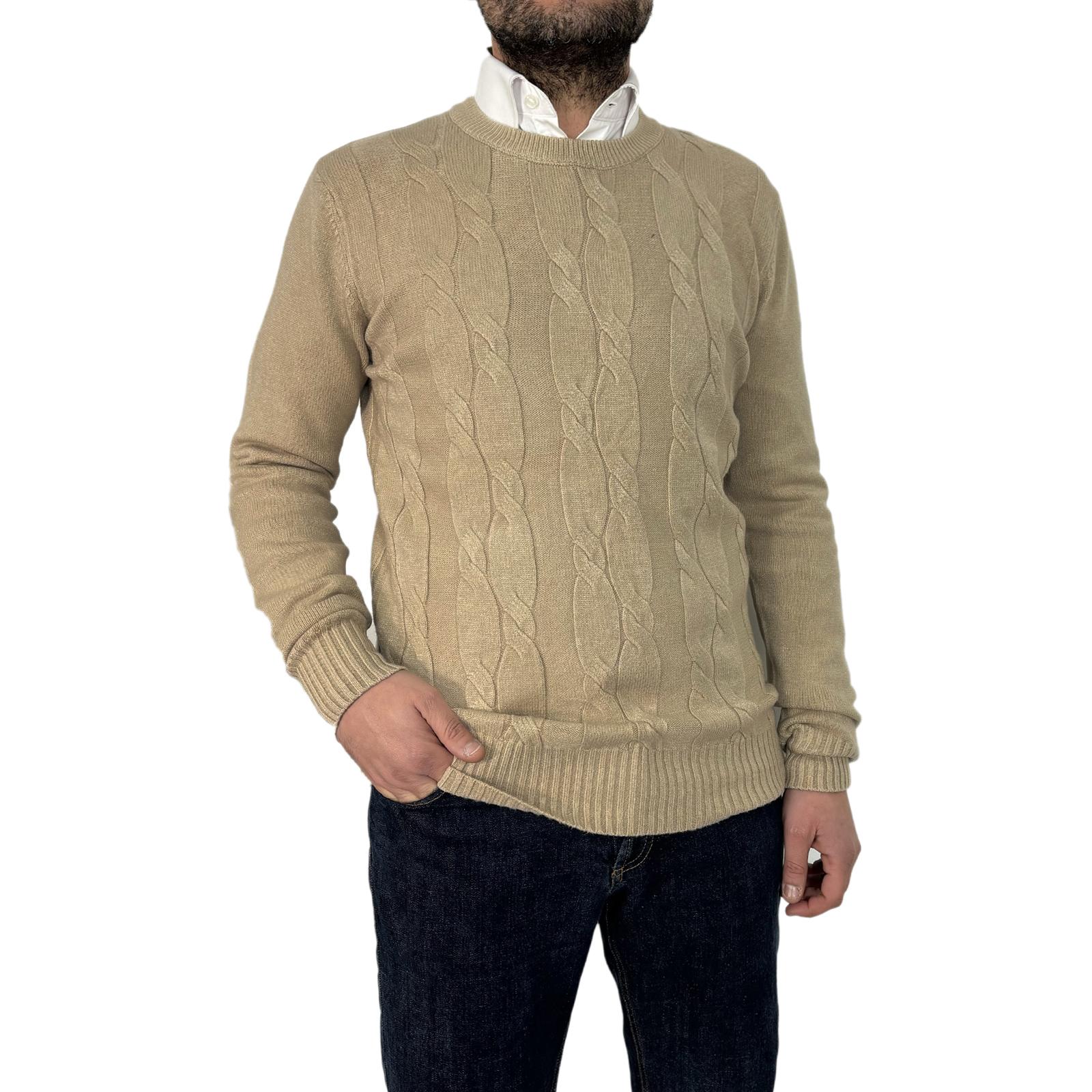 Maglione Intrecciato girocollo