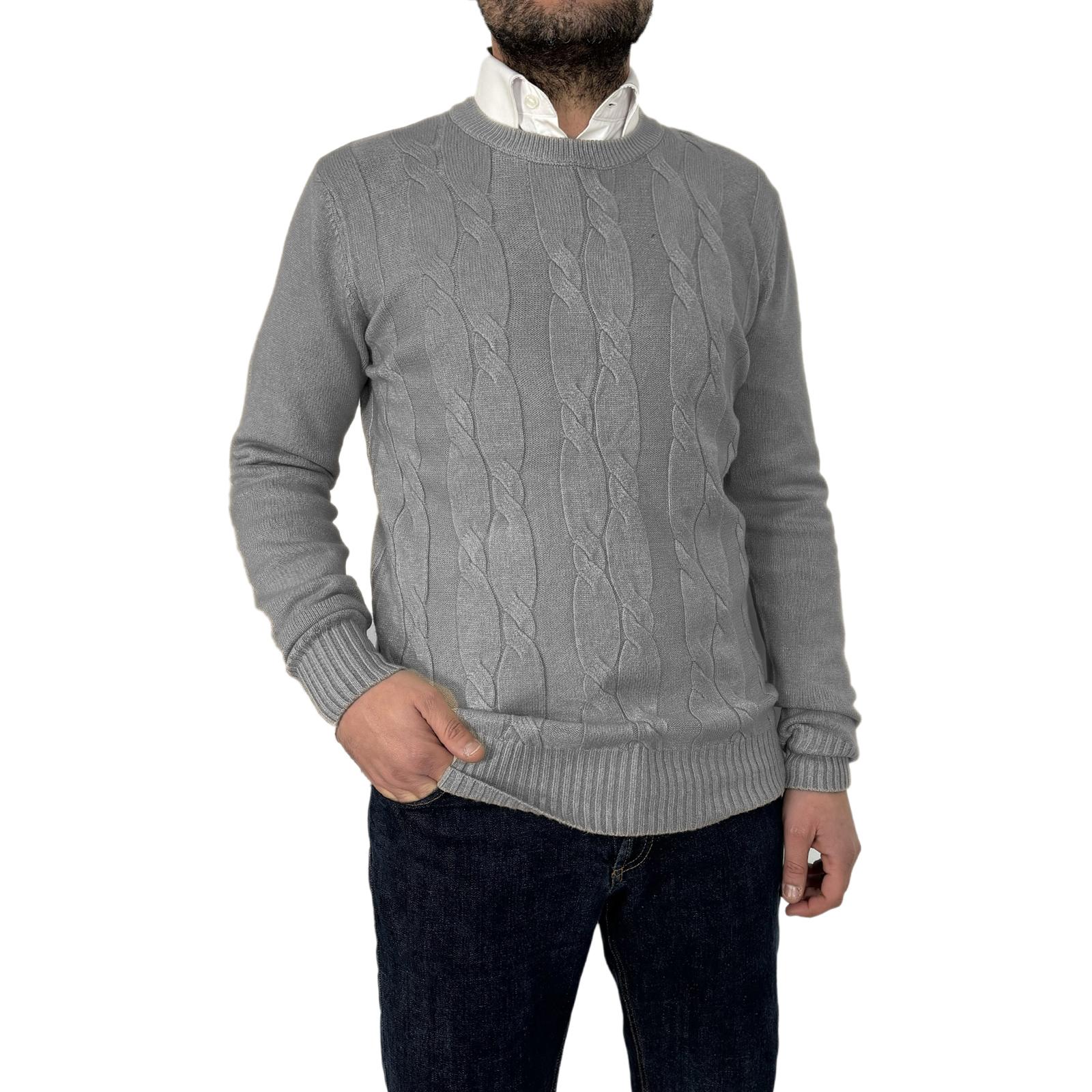 Maglione Intrecciato girocollo