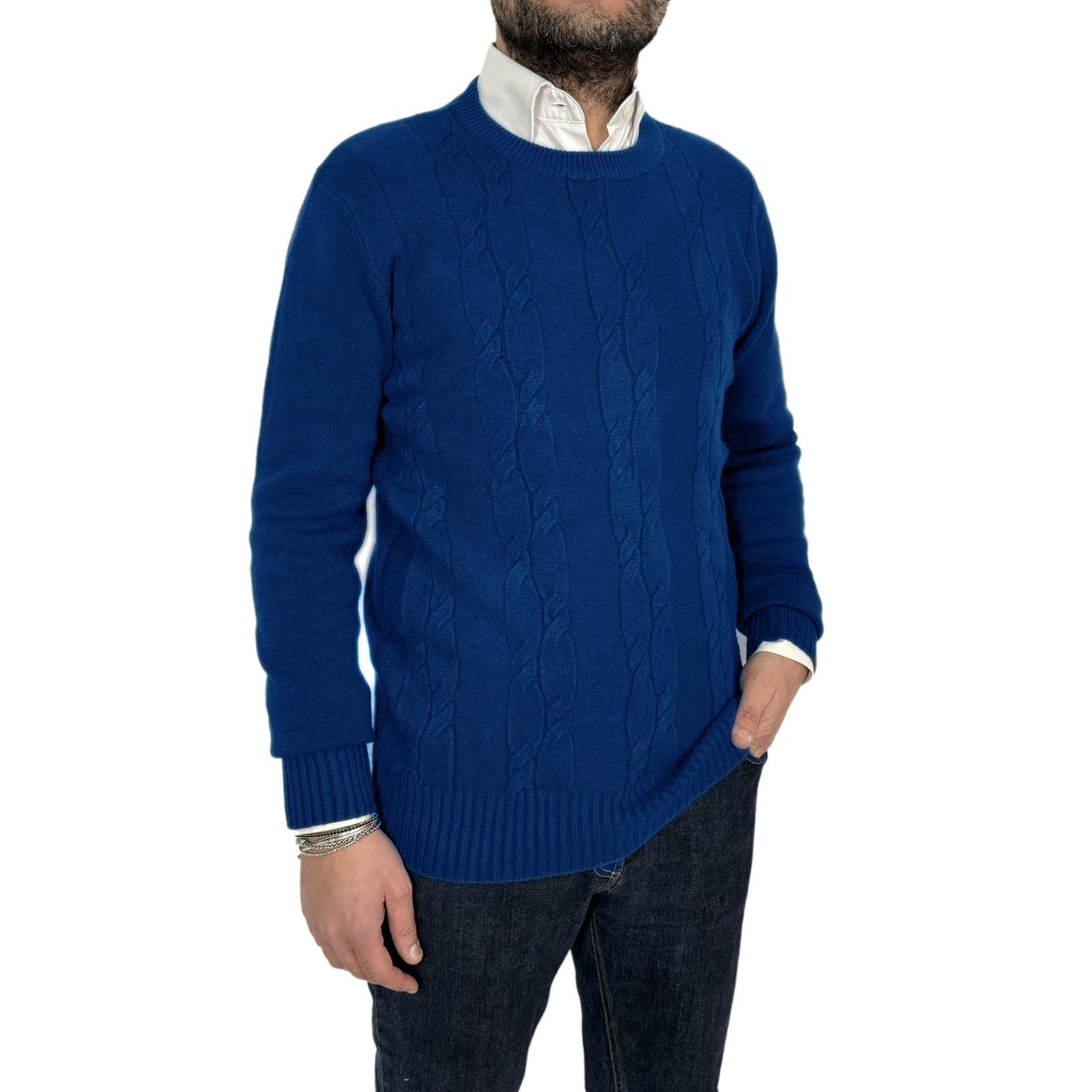 Maglione Intrecciato girocollo