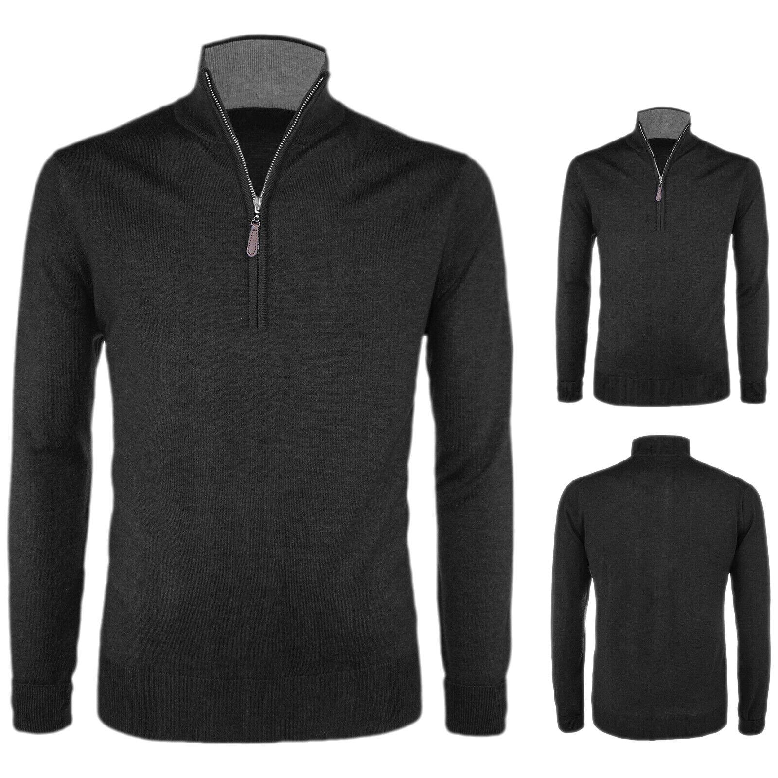 Maglione Cashmere Mezza Zip