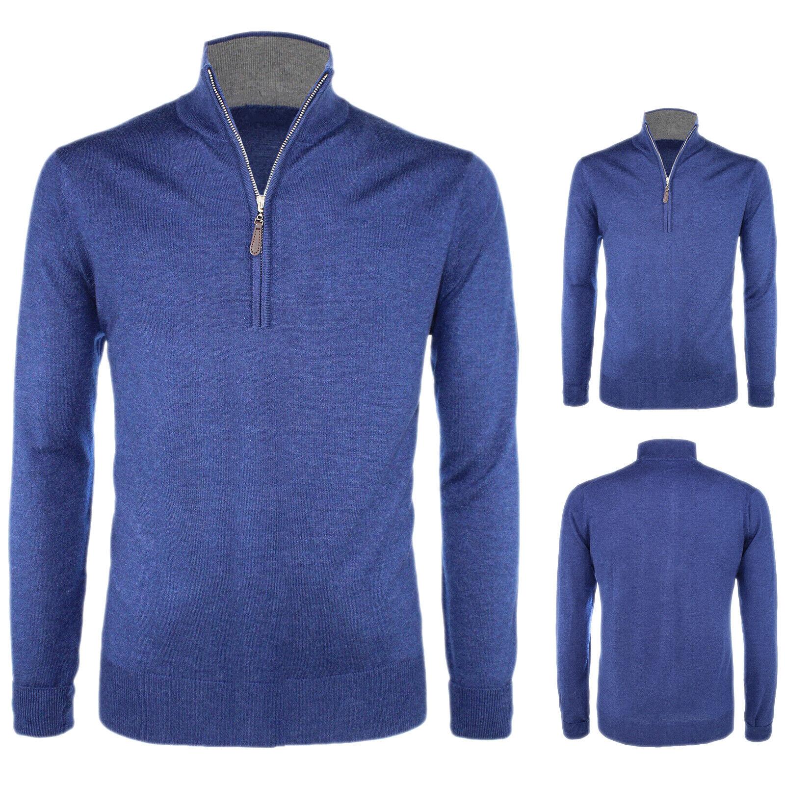 Maglione Cashmere Mezza Zip