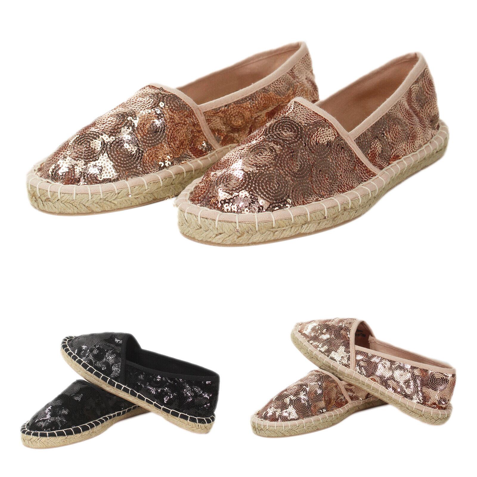 Scarpe Donna Espadrillas Paillettes