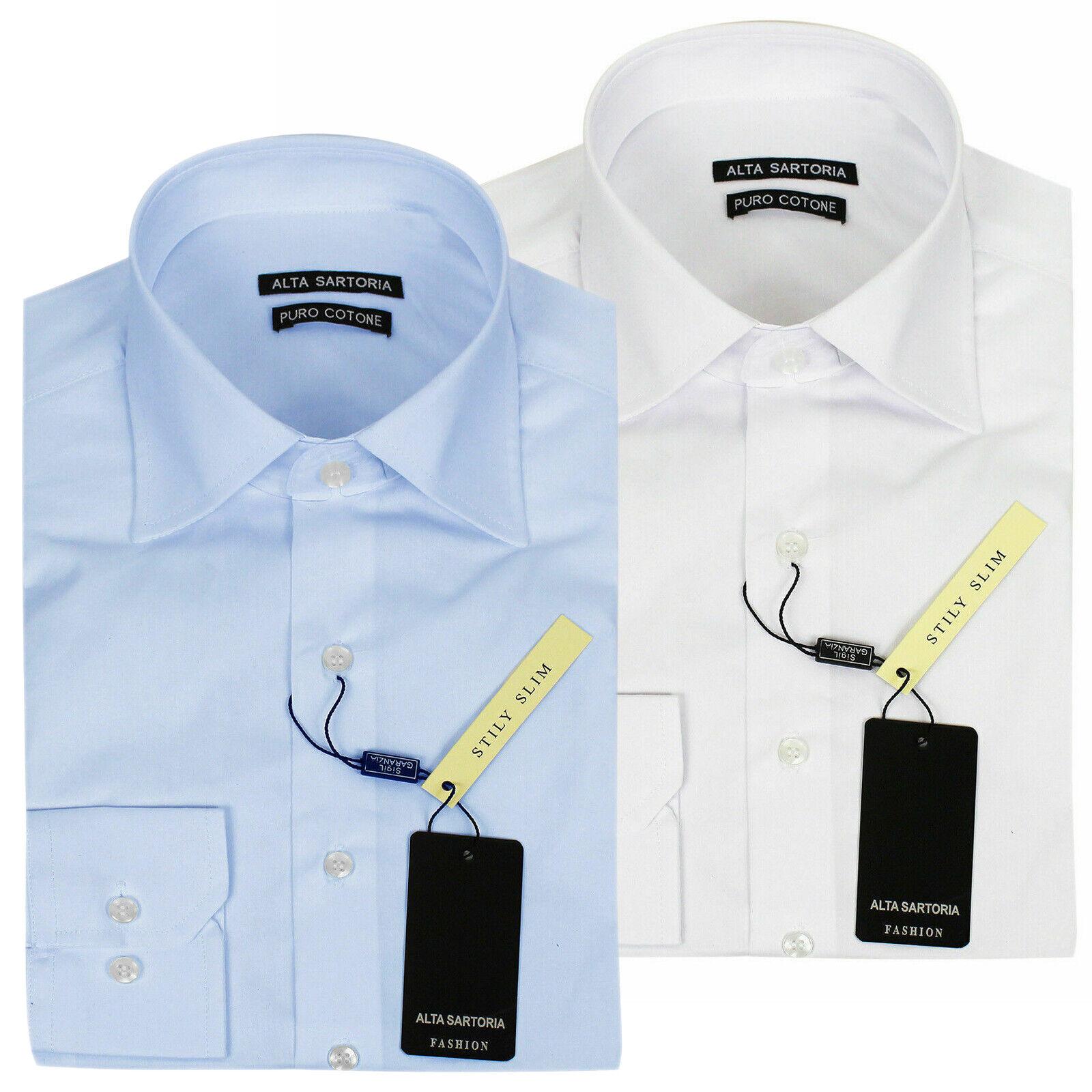 2 Pezzi Camicia Slim